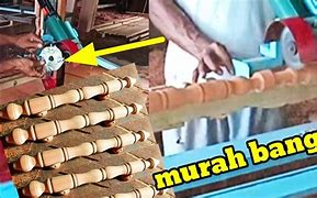 Cara Memasang Slot Pintu Bulat Dari Kayu Bulat Ke Kayu